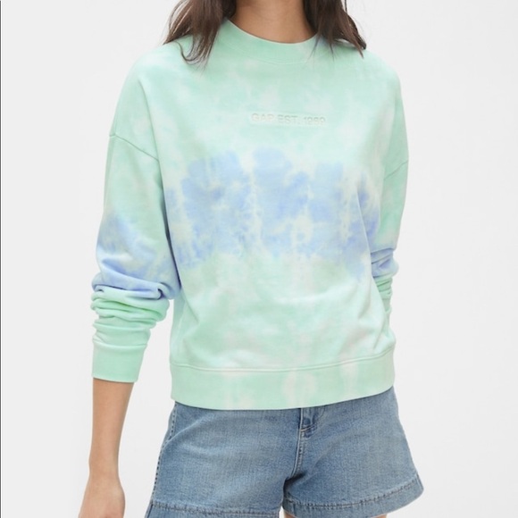 Gap Logo Pullover‎ Sweatshirt in French Terry - Picture 1 of 6